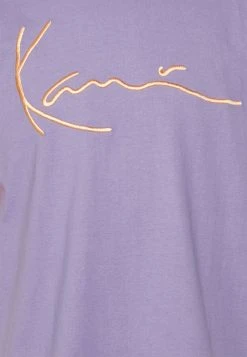 Schlussverkauf ⌛ Karl Kani SIGNATURE BLOCK TEE UNISEX - T-Shirt Print - Lilac 🎁 -Karl Kani Verkäufe 005c4aaddeaf467c9368a73020d73243