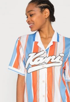 Bestes Angebot ⌛ Karl Kani VARSITY STRIPE ⚾ BASEBALL - Bluse - Multicolor, Damen ⭐ -Karl Kani Verkäufe 02d705d1e1724072b98c72fcf042fb23