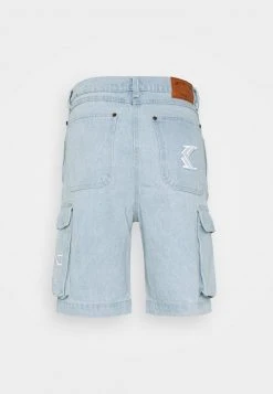 Coupon ⌛ Karl Kani RETRO CARGO - Jeans Shorts - Light Blue, Herren 🎁 -Karl Kani Verkäufe 05216ced24a94a13a071b9399e4caca5