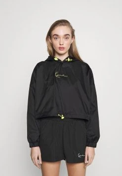 Großhandel 🔥 Karl Kani SMALL SIGNATURE CROPPED HOODIE - Kapuzenpullover - Black, Damen 🌟