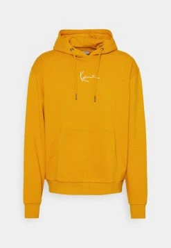 Brandneu ⌛ Karl Kani SMALL SIGNATURE ESSENTIAL HOODIE UNISEX - Sweatshirt - Dark Yellow ❤️