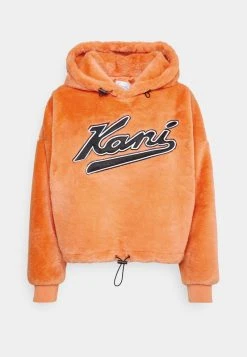 Neu ❤️ Karl Kani VARSITY HOODIE - Fleecepullover - Orange, Damen 🎁 -Karl Kani Verkäufe 068c3d855aaf41618d31229fa332613d
