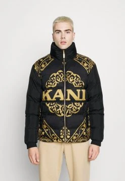 Auslauf 🥰 Karl Kani RETRO REVERSIBLE PUFFER JACKET UNISEX - Übergangsjacke - Black 🎉
