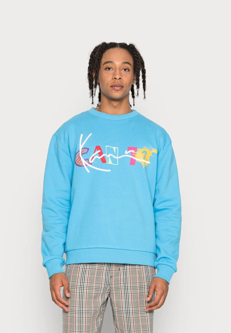 Besorgen 😀 Karl Kani SIGNATURE PRINT CREW UNISEX - Sweatshirt - Blue 🌟 3 Besorgen 😀 Karl Kani SIGNATURE PRINT CREW UNISEX - Sweatshirt - Blue 🌟