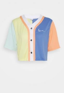 Bestpreis ❤️ Karl Kani CHEST SIGNATURE BLOCK SHORT ⚾ BASEBALL - T-Shirt Print - Blue, Damen 😀 -Karl Kani Verkäufe 092d2c5aff24446aae6ffd32f1c26999