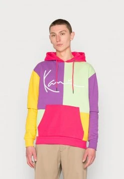 Bester Verkauf 🤩 Karl Kani UNISEX SIGNATURE BLOCK HOODIE - Sweatshirt - Multicolor 🎁