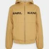 Rabatt ⭐ Karl Kani RETRO HOODED JACKET UNISEX - Kunstlederjacke - Sand 😉