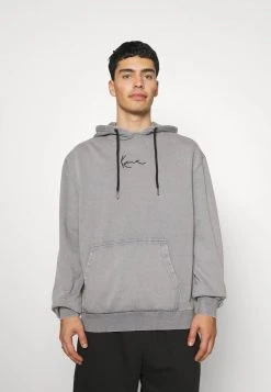 Bester Verkauf ⭐ Karl Kani UNISEX SMALL SIGNATURE OS HOODIE BLEACHED - Sweatshirt - Grey ⌛ -Karl Kani Verkäufe 0ff153732a754ea7a87ca462ff9ab89a