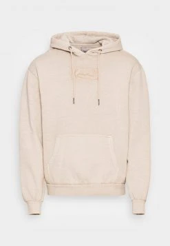 Billig 🔥 Karl Kani SIGNATURE BOX HOODIE UNISEX - Kapuzenpullover - Taupe 🎉 -Karl Kani Verkäufe 1235d12de01c492ebb7811e380929512