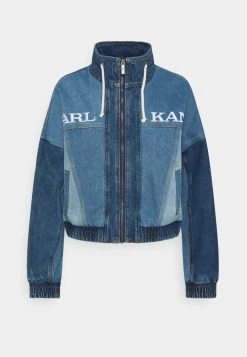 Rabatt ✨ Karl Kani RETRO BLOCK JACKET - Jeansjacke - Blue, Damen ✔️ -Karl Kani Verkäufe 14b5ee5c4eb34c6ba46eed4218314912