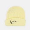 Bestpreis ✨ Karl Kani SIGNATURE FISHERMAN BEANIE UNISEX - Mütze - Light Yellow 🧨