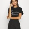 Bester Verkauf ❤️ Karl Kani SIGNATURE TEE - T-Shirt Print - Black, Damen ✨ -Karl Kani Verkäufe 15d1ffd79f044fd29dd1c2321c29b192