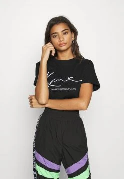 Bester Verkauf ❤️ Karl Kani SIGNATURE TEE - T-Shirt Print - Black, Damen ✨