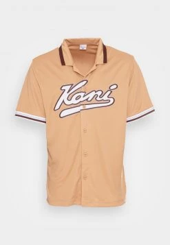 Auslauf ⌛ Karl Kani VARSITY ⚾ BASEBALL - Hemd - Sand, Herren ⌛ -Karl Kani Verkäufe 163c19dcaf8c4f9d8ba70ed75da919aa