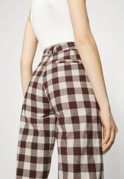 Beste Bewertungen von 🔔 Karl Kani RETRO WIDE LEG CHECK PANTS - Stoffhose - Sand, Damen 💯 -Karl Kani Verkäufe 16557baa000243699c986aeded99d3f2