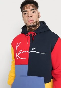 Neu 🌟 Karl Kani UNISEX SIGNATURE BLOCK HOODIE - Kapuzenpullover - Navy ⭐ -Karl Kani Verkäufe 16c6adcb8aa140f39a05eb73d60ae08d