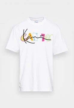 Schlussverkauf ⭐ Karl Kani SIGNATURE PRINT TEE UNISEX - T-Shirt Print - White 🛒 -Karl Kani Verkäufe 1792966389714776b1eb147a55b3fa13