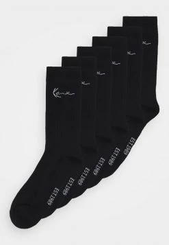 Am billigsten ✨ Karl Kani SIGNATURE ✨ SOCKS 6 PACK - Socken - Black, Herren 🎁