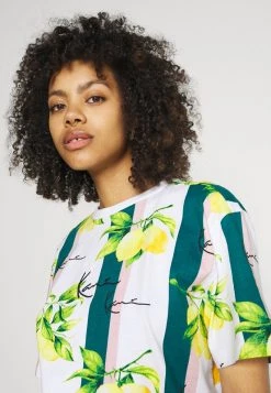 Coupon ⌛ Karl Kani SMALL SIGNATURE TEE - T-Shirt Basic - White, Damen 🔔 -Karl Kani Verkäufe 18fa4ee180b6457db697efc7b82ab33a