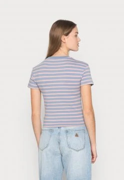 Am billigsten 🛒 Karl Kani SMALL SIGNATURE TIGHT STRIPE TEE - T-Shirt Print - Blue, Damen ⭐ -Karl Kani Verkäufe 19375be8e6dc4753b735d6210118fe38