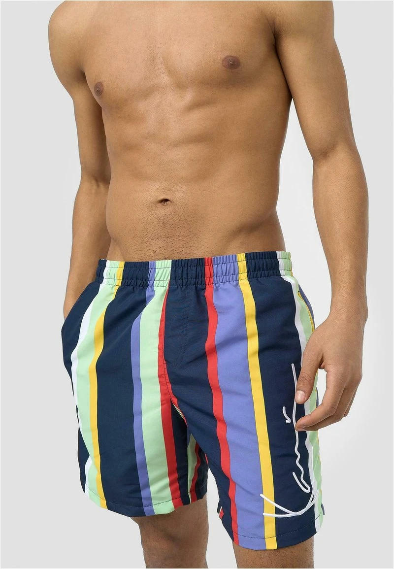 Großhandel ❤️ Karl Kani Shorts - Navy, Herren ✨ 3 Großhandel ❤️ Karl Kani Shorts - Navy, Herren ✨