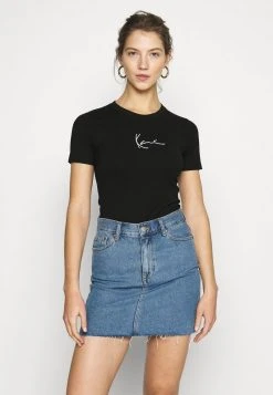 Budget ⭐ Karl Kani SMALL SIGNATURE TEE - T-Shirt Print - Black, Damen ✔️