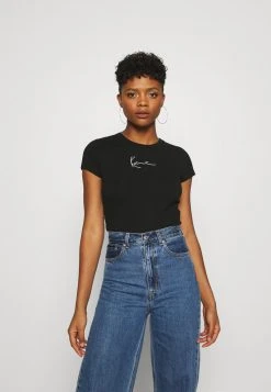 Angebote 🛒 Karl Kani SMALL SIGNATURE SHORT TEE - T-Shirt Print - Black, Damen 🧨