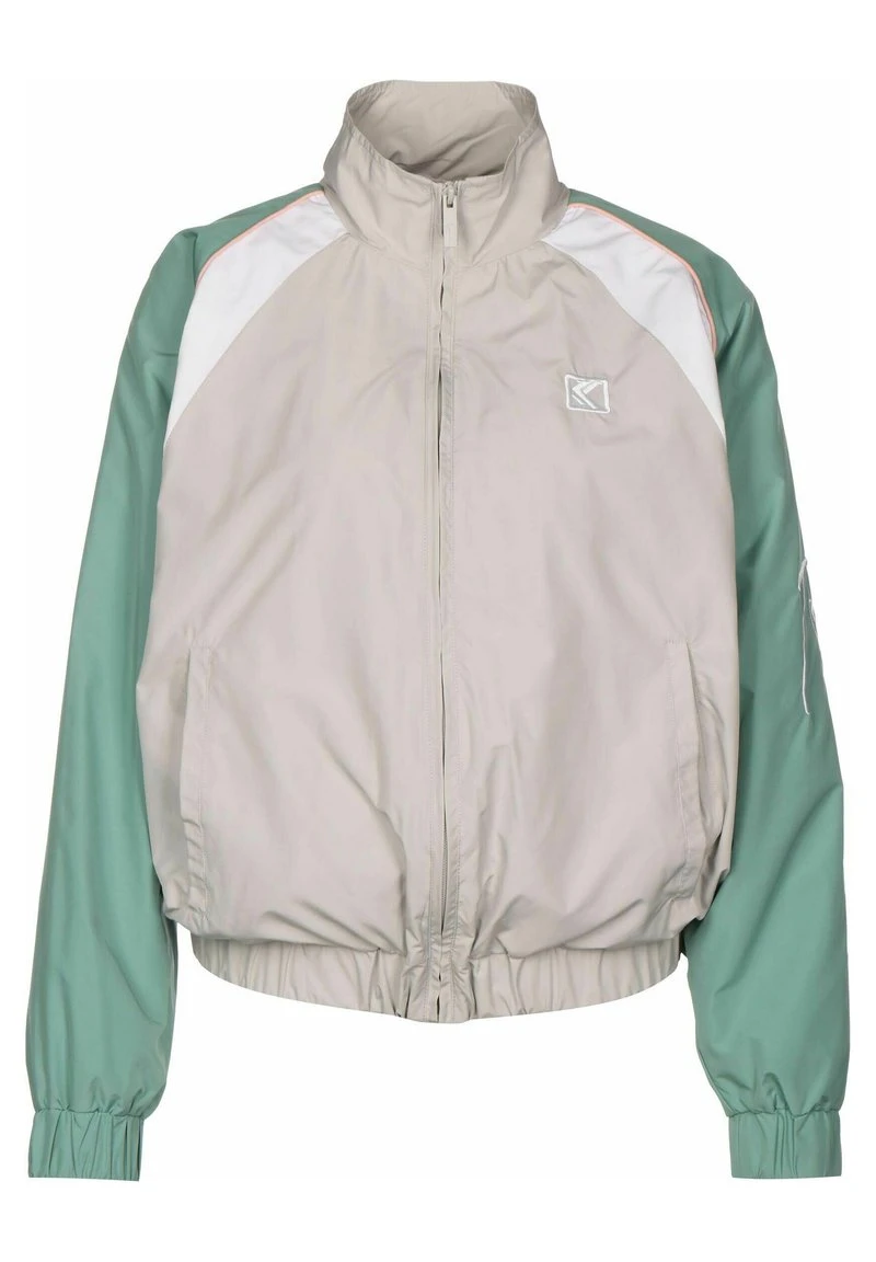 Billig 😀 Karl Kani Trainingsjacke - Light Grey, Damen 👏 3 Billig 😀 Karl Kani Trainingsjacke - Light Grey, Damen 👏