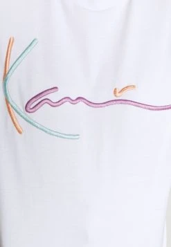 Billig ✔️ Karl Kani SIGNATURE TEE - T-Shirt Print - White, Damen ⭐ -Karl Kani Verkäufe 207aff1f30d04b50b78b6c993b704615
