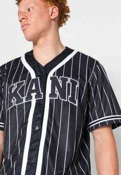 Blitzangebot ✔️ Karl Kani SERIF ⚾ BASEBALL UNISEX - Strickjacke - Black 🧨 -Karl Kani Verkäufe 21a59ae09924433f8f22312b6324c1f4