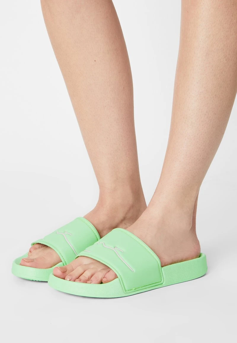 Brandneu 👍 Karl Kani SIGNATURE POOL SLIDE - Pantolette Flach - Green, Damen 🔥 3 Brandneu 👍 Karl Kani SIGNATURE POOL SLIDE - Pantolette Flach - Green, Damen 🔥
