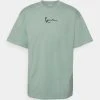 Billig 🥰 Karl Kani SMALL SIGNATURE TEE UNISEX - T-Shirt Basic - Mint ❤️ -Karl Kani Verkäufe 24ef6888436b45f0a7216e47387cac11