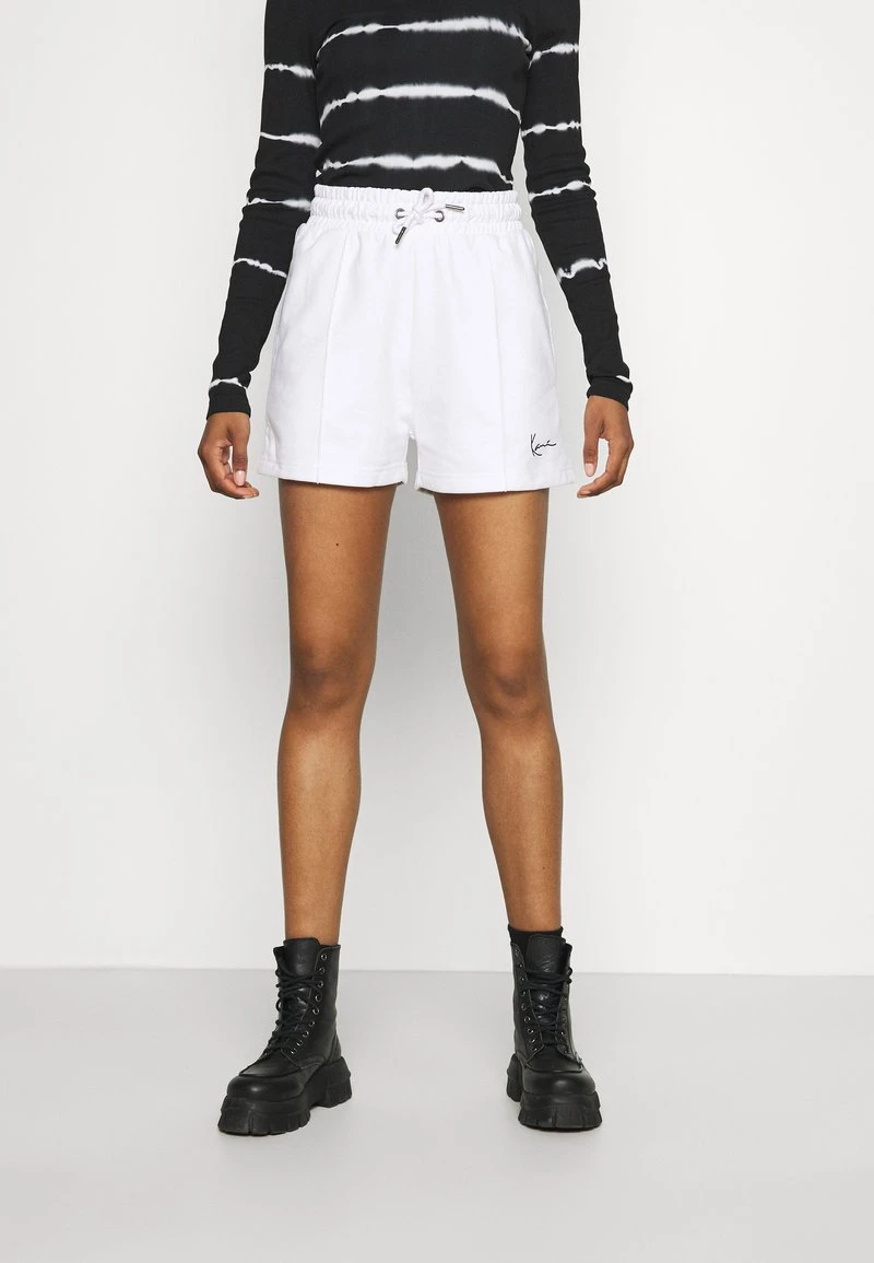 Besorgen ✔️ Karl Kani SIGNATURE - Shorts - White, Damen ❤️ 3 Besorgen ✔️ Karl Kani SIGNATURE - Shorts - White, Damen ❤️