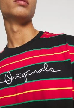 Am billigsten 🤩 Karl Kani ORIGINALS STRIPE TEE UNISEX - T-Shirt Print - Red/black/green ❤️ -Karl Kani Verkäufe 2508bc82d42e4768a9713ed1d4d729ff