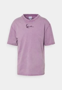 Coupon ⌛ Karl Kani SMALL SIGANTURE WASHED TEE UNISEX - T-Shirt Print - Violet ⌛