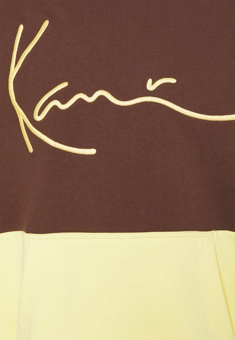 Coupon 👍 Karl Kani SIGNATURE BLOCK HOODIE UNISEX - Kapuzenpullover - Brown ✨ 5 Coupon 👍 Karl Kani SIGNATURE BLOCK HOODIE UNISEX - Kapuzenpullover - Brown ✨ – Bild 3