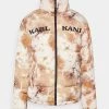 Aktion 💯 Karl Kani RETRO REVERSIBLE TIE DYE PUFFER JACKET UNISEX - Winterjacke - Off White ✔️