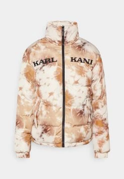 Aktion 💯 Karl Kani RETRO REVERSIBLE TIE DYE PUFFER JACKET UNISEX - Winterjacke - Off White ✔️