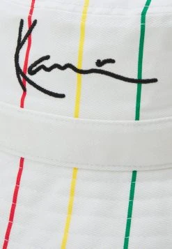 Bestpreis 👏 Karl Kani SIGNATURE PINSTRIPE BUCKET HAT UNISEX - Hut - White ✨ -Karl Kani Verkäufe 2ce5ee25f3f2458d87251470d612c853