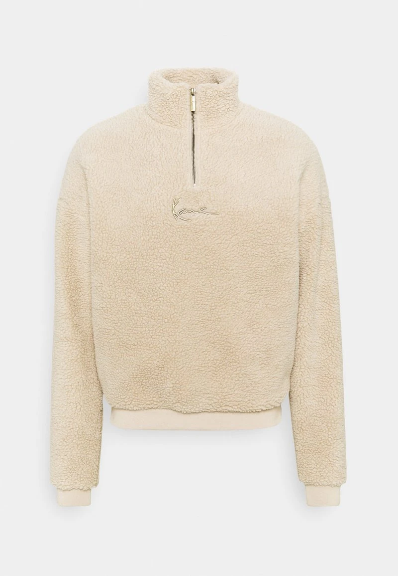 Besorgen ✨ Karl Kani SMALL SIGNATURE TEDDY UNISEX - Kapuzenpullover - Light Sand ✔️