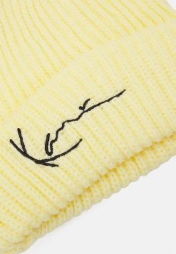 Bestpreis ✨ Karl Kani SIGNATURE FISHERMAN BEANIE UNISEX - Mütze - Light Yellow 🧨 -Karl Kani Verkäufe 2e4677f21c4b41488da8e51910b02e01