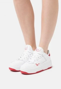 Rabatt ⌛ Karl Kani ✨ Sneaker High - White/red, Damen ⌛