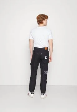 Neu 🔔 Karl Kani RETRO RINSED PANTS UNISEX - Jeans Relaxed Fit - Black 🔔 -Karl Kani Verkäufe 2e4e7ddf3b7b431aa21e2e0b0a41d42b