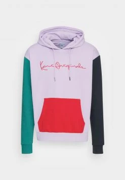 Brandneu 🔔 Karl Kani UNISEX ORIGINALS BLOCK HOODIE - Sweatshirt - Lilac 💯 -Karl Kani Verkäufe 2ec057ed45894aeaa640ebf5186ed3d4