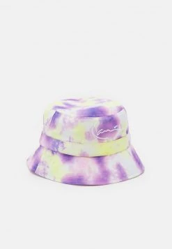 Budget ✔️ Karl Kani SIGNATURE TIE DYE BUCKET HAT - Hut - Lilac/yellow, Herren ❤️