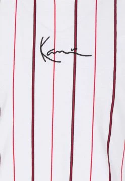Bestpreis 🔔 Karl Kani SMALL SIGNATURE PINSTRIPE TEE - T-Shirt Print - White, Herren ❤️ -Karl Kani Verkäufe 34a078c429e6487f93d109e97849a6a2