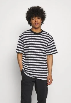Budget ⌛ Karl Kani ORIGINALS STRIPE TEE - T-Shirt Print - White, Herren ✔️