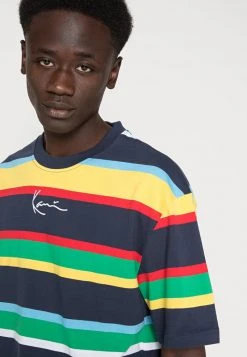 Top 10 🥰 Karl Kani SMALL SIGNATURE STRIPE TEE UNISEX - T-Shirt Print - Navy 🎁 -Karl Kani Verkäufe 3a86c826461d45348e83c3411bfd8bde