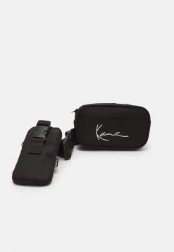 Rabatt 🎉 Karl Kani SIGNATURE MULTI PANEL BAG UNISEX SET - Gürteltasche - Black ✔️