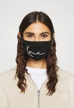 Aktion 🤩 Karl Kani SIGNATURE FACE MASK - Stoffmaske - Black, Unisex ⭐